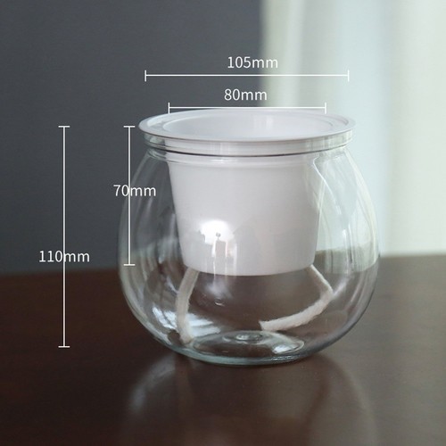 Vaso resina trasparente - vaso,