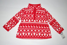 Abbigliamento bambina, 18 mesi, top in pile Osh Kosh Fair Isle/VEDI DETTAGLI SULLA TAGLIA~