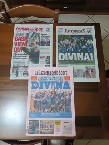 Giornali atalanta campione - atalanta,