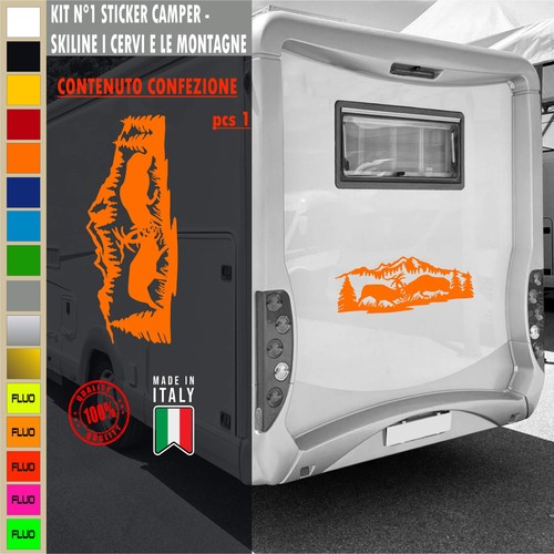 Adesivi camper natura - adesivi,