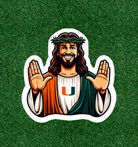 Hurricane jesus adesivo in - adesivo,