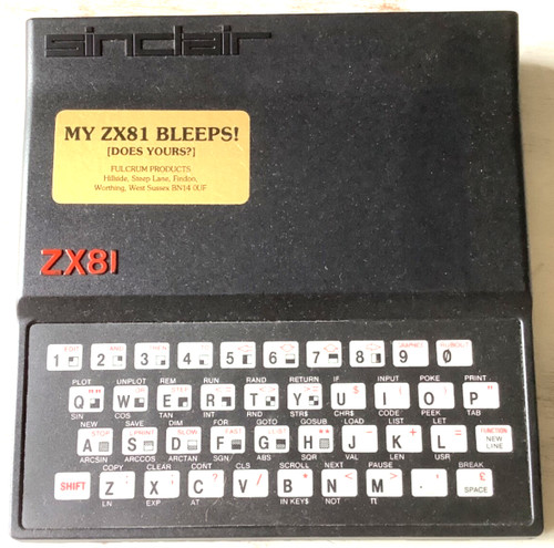 Sinclair zx81 shop display - zx81,