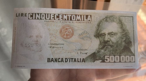 Carducci 500000 lire prova - 500000,