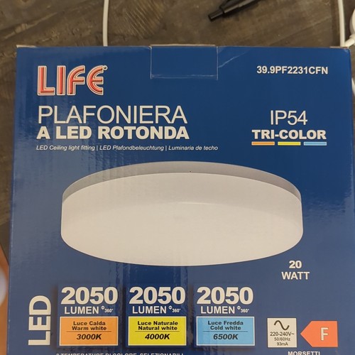 Plafoniera led tri color - plafoniera,