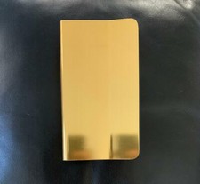 Maniglia in alluminio oro vintage anni 60 modernariato door handle midcentury