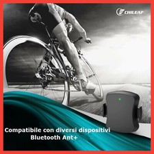 Sensore di cadenza e velocità bluetooth Ant+ per Computer Garmin Bryton Polar 