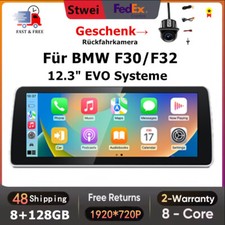 Carplay Android GPS BT MirrorLink BMW Serie 3/4 F30 F31 EVO 2017-19 autoradio fotocamera