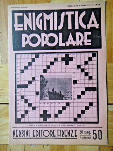 1935 enigmistica popolare anno - 1935-enigmistica, popolare-anno