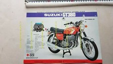 Suzuki GT 380 -  GT 250 modelli 1973 depliant originale motorcycle brochure