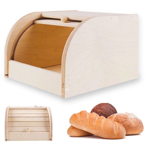 Portapane legno con - portapane,
