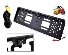 PORTATARGA CON TELECAMERA RETROMARCIA RETROCAMERA 4 LED AUTO VISIONE NOTTURNA