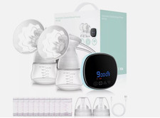 TIRALATTE ELETTRICO GAOEEIN DOPPIO - PORTATILE SILENZIOSO CON 10 SACCHETTI LATTE