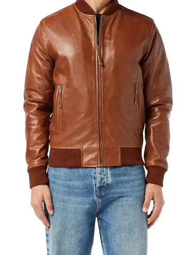 Giubbotto bomber uomo pelle - giubbotto,