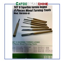 SERIE SGORBIE PER TORNIO A LEGNO COMPA  8 PZ