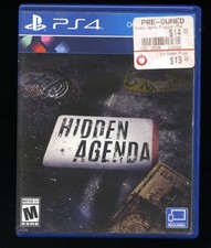 Hidden Agenda PS4 Game -