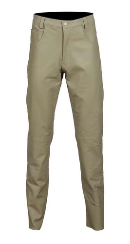 Jeans uomo biker vera pelle
