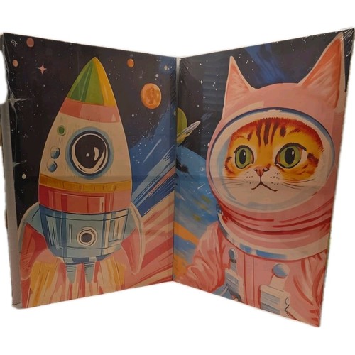 Set arte parete tela gatto