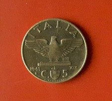 5 CENTESIMI 1941 ERRORE - 2