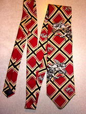 Men's Necktie with Wooden Tie