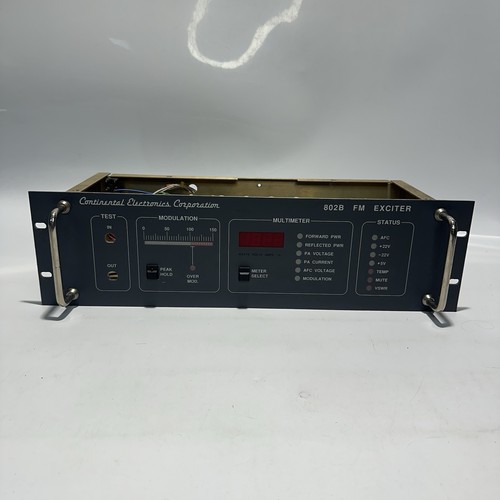 Continental 802a exciter - continental, fm