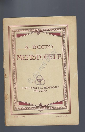 Mefistofele boito opera - mefistofele,