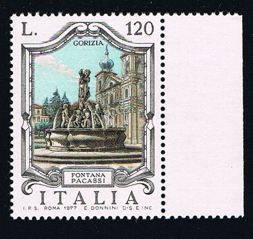 Italia francobollo fontana - italia,