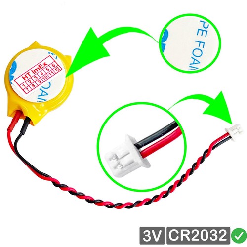 Cr2032 cmos cavo batteria - cmos, per