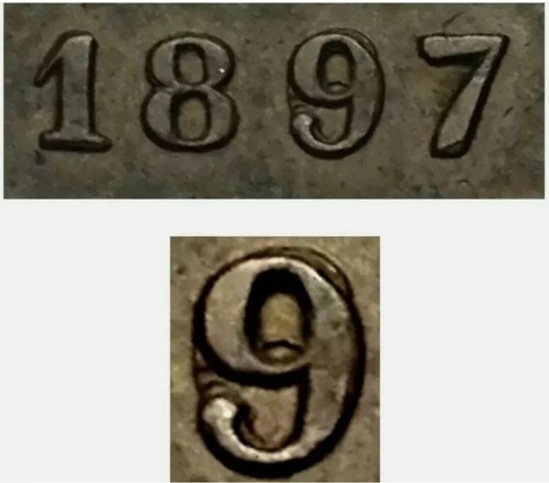 Errore centesimi 1897 - errore, 2