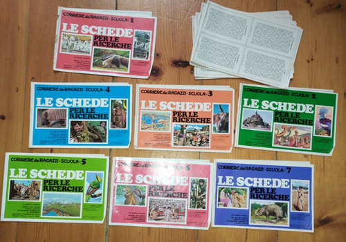 Lotto schede scuola - , 1/7