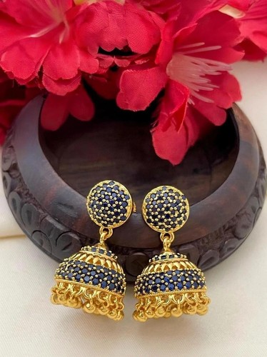 Orecchini jhumki con copertura - orecchini,