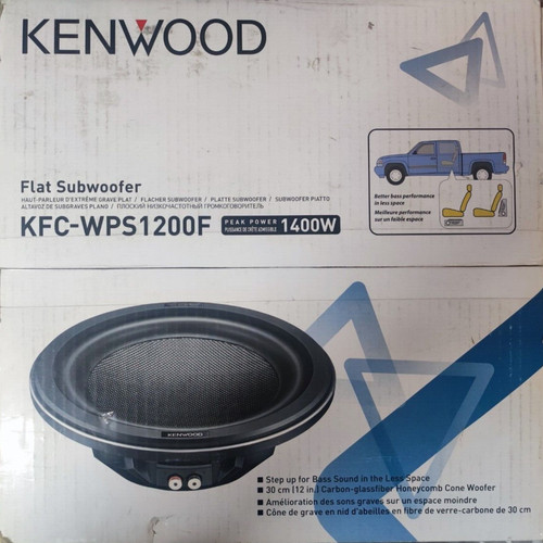 Kenwood flat subwoofer - flat,