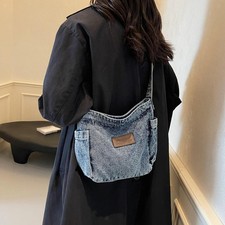 Borsa a tracolla in denim