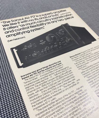 Amplificatore sansui 717 - sansui, au-717