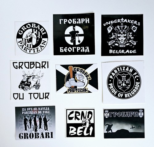 Partizan belgrado adesivi - belgrado,