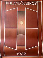 Folon - Poster pubblicitario - ROLAND GARROS 1982 - OFFRI ORA! BID NOW!