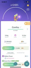 ⭐️Pokemon Go ⭐️#764 Comfey**Regionale XTRA Raro**Regali e Amicizia Inclusi