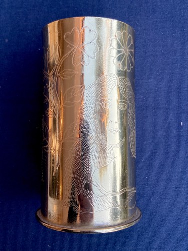 Vaso bronzo bossolo - bronzo,