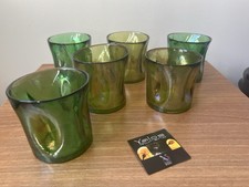 Set Di Sei Bicchieri In Vetro Di Murano Firmati Yalos