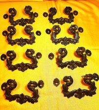 8 SPENDIDE MANIGLIE,BRONZO A