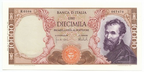 10000 lire banca italia - lire,