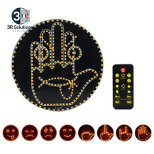 Luce LED Gesto Dito Medio Auto
