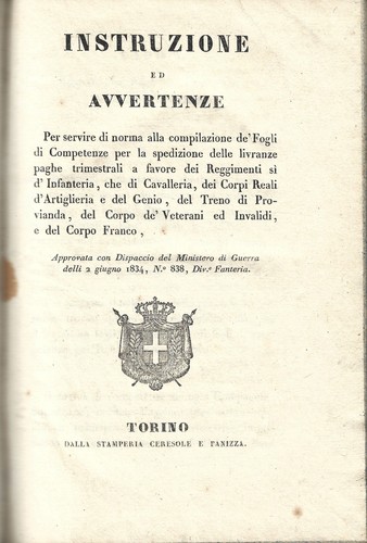 Istruzione avvertenze - istruzione, ed