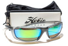 Occhiali da sole Hobie Cabo Sport grigio cristallo polarizzati verde mare lenti a specchio 171726
