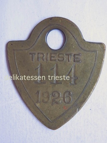 Trieste targhetta medaglietta - targhetta,