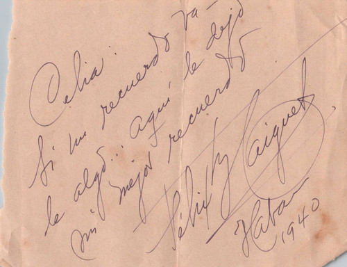 Autografo firmato pioneer - firmato,