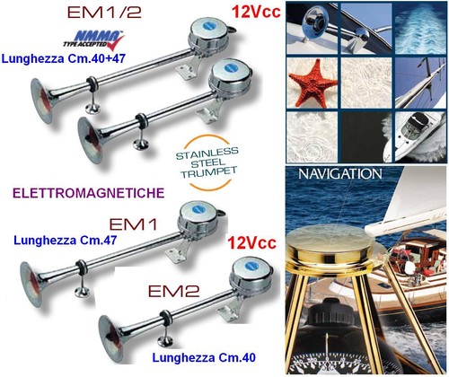 Coppia trombe marine made - trombe,
