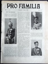 PRO FAMILIA 1909#10-Caran d'Ache Cavaglia-processione vie Belgrado-William Taft