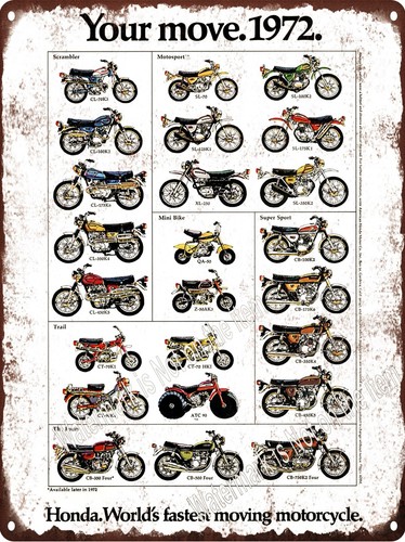 Insegna metallo moto - , d'epoca