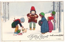 PAULI EBNER  BUON NATALE  BAMBINI  CHILDREN  KINDER  ENFANTS NEVE