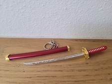 Souvenir portachiavi tagliacarte Spada Katana (Sword) rossa